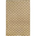 Espectaculo Maddox 5650 Hand Knotted Wool Rectangle Rug, Beige - 23 ft. 6 in. x 5 ft. 6 in. ES1887468